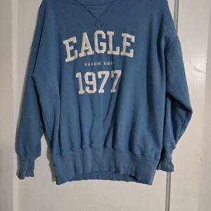 American Eagle Outfitters Blue Sweatshirt